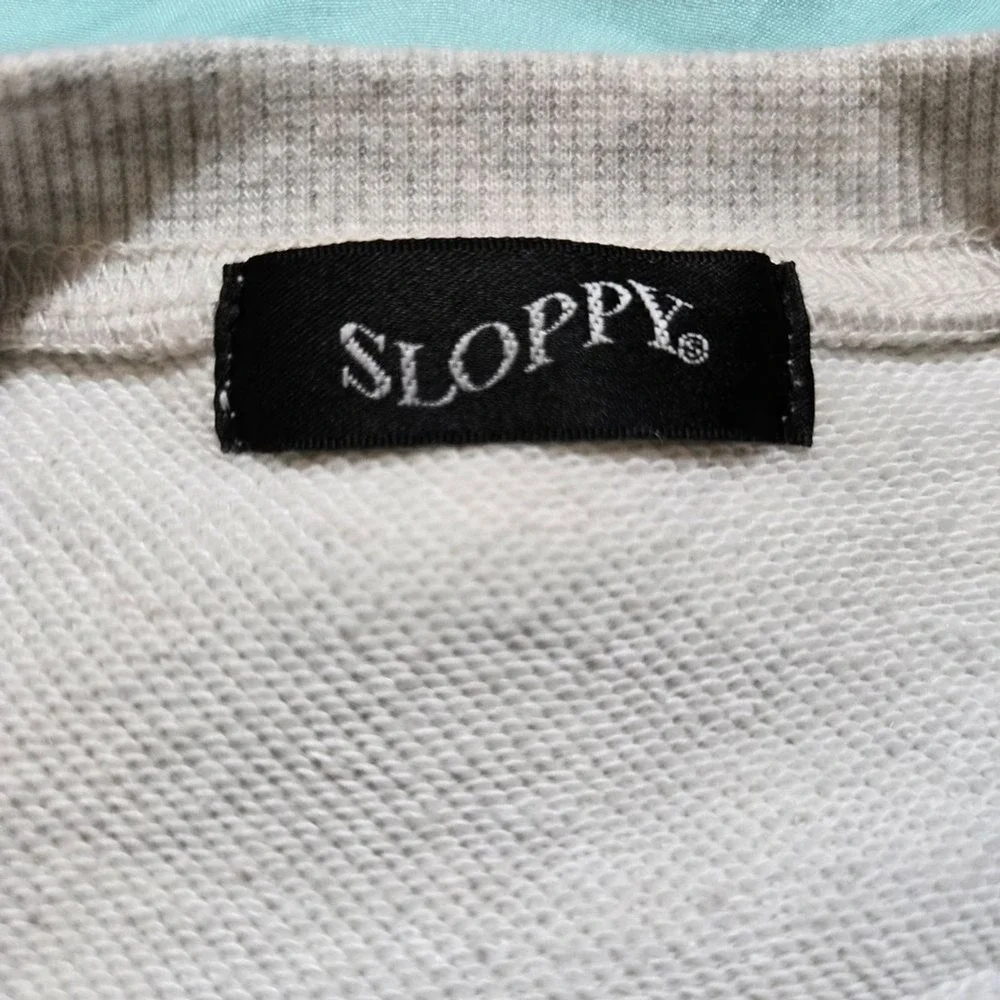 Who's Who Gallery Sloppy Crewneck  Harajuku Streetwear Jfashion Japan